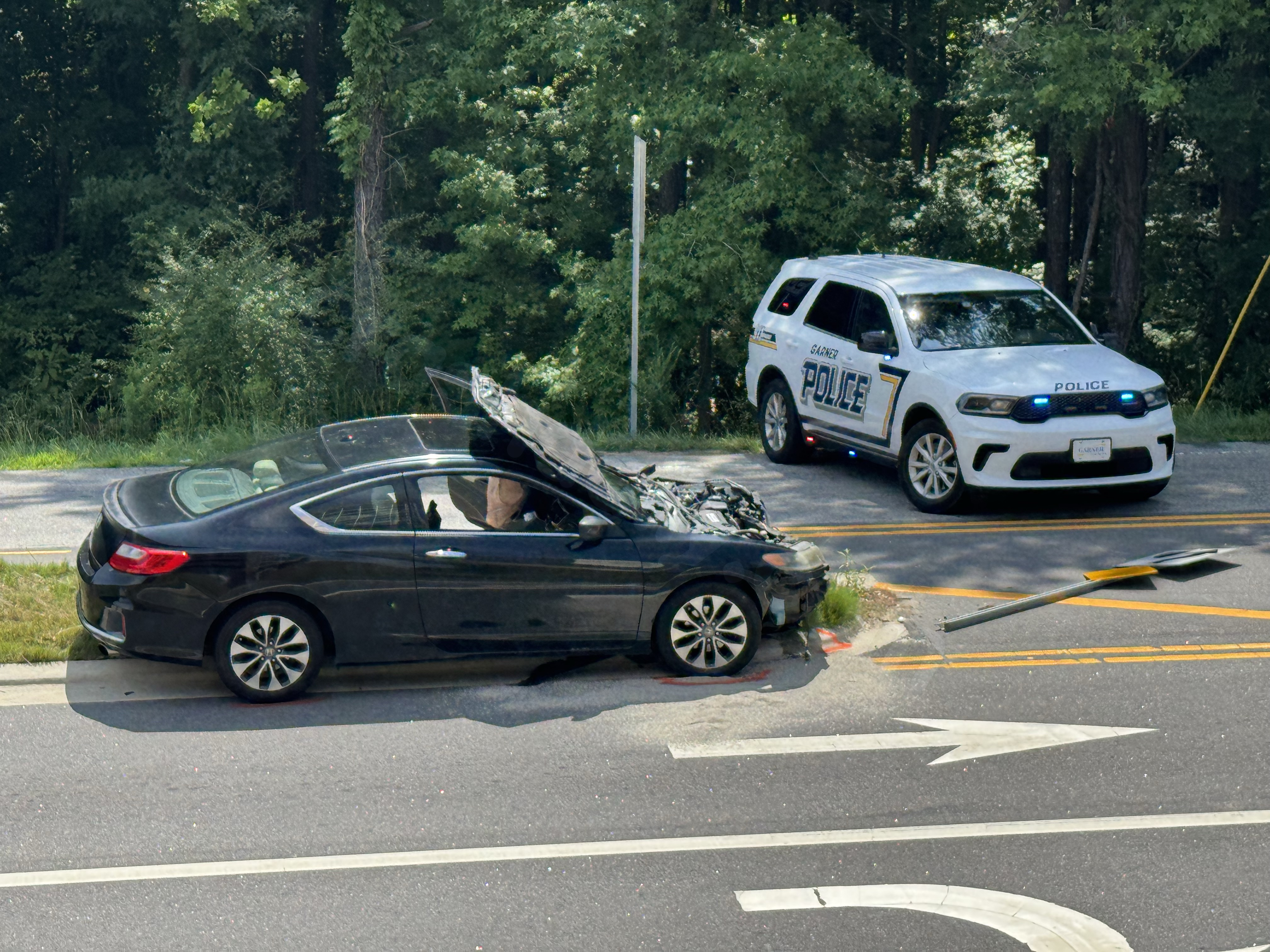 NC 50 in Wake County reopens after crash with injuries near Garner: Officials