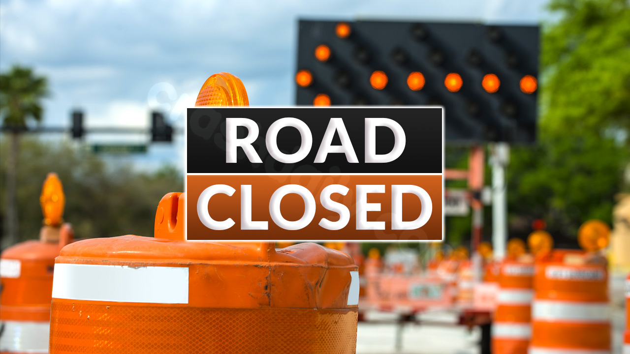 Road in Milton closed due to accident involving powerlines
