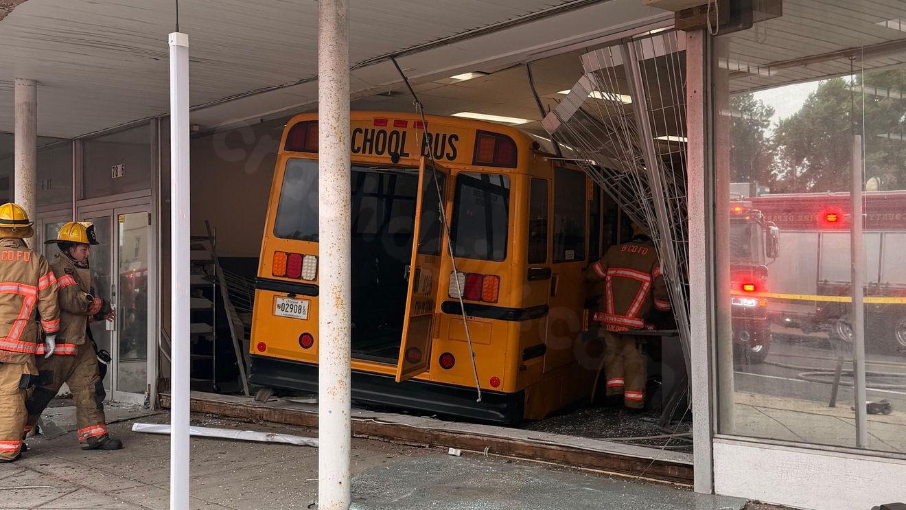 Bus carrying Maryland School for the Blind students crashes into Parkville building