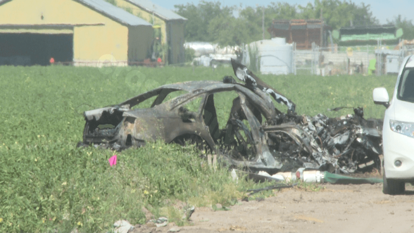 One dead after car bursts into flames during crash in Fresno County