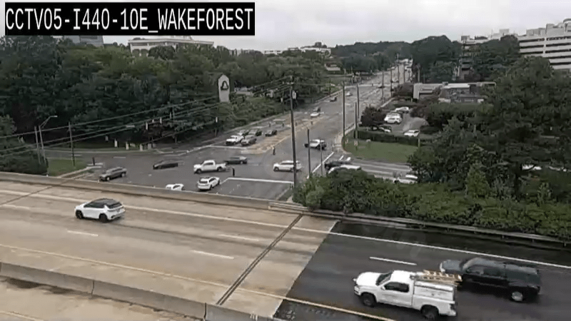 6-car crash with injuries closes Wake Forest Road near I-440 in Raleigh