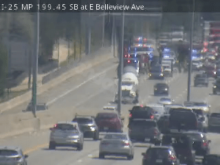 I-25 closed in several Denver locations due to crashes
