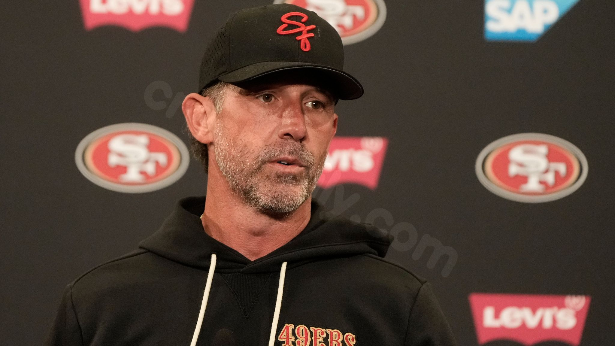 Kyle Shanahan: San Francisco 49ers coach injured in car crash that will limit his participation at start of training camp