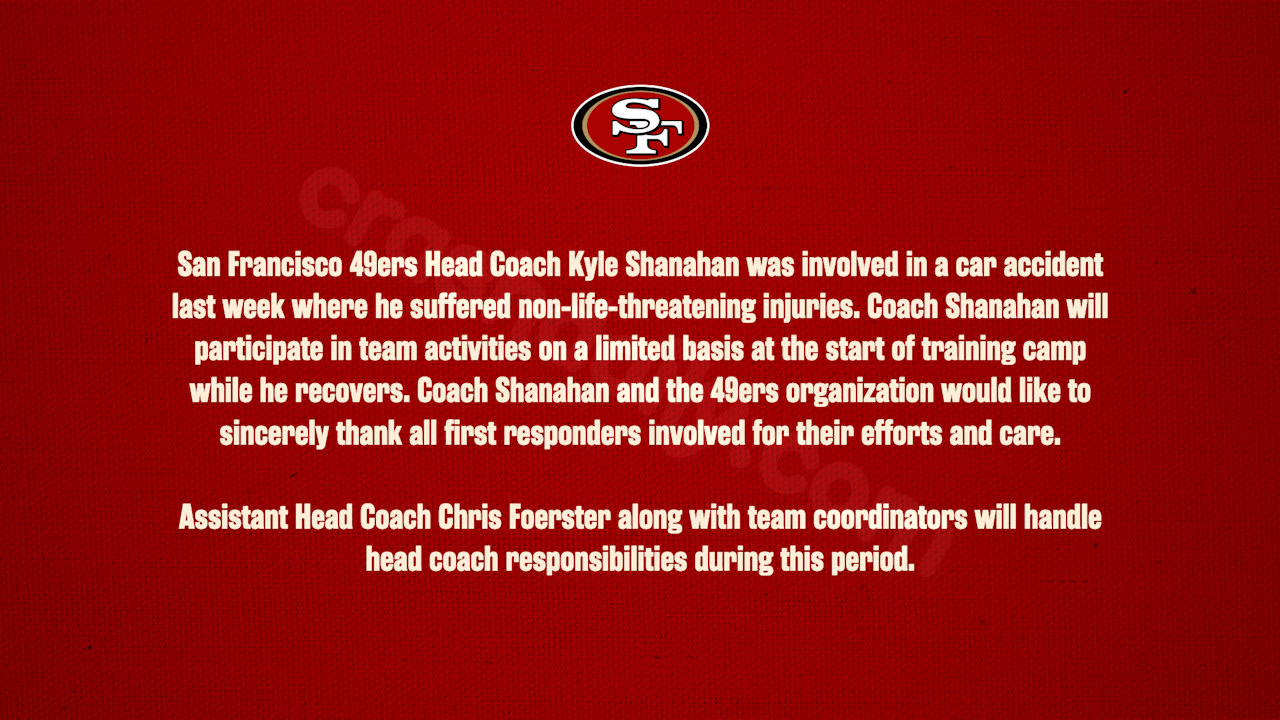 Statement from the San Francisco 49ers