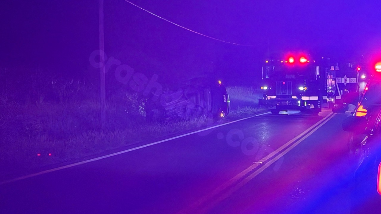 Car crash sends driver to the hospital
