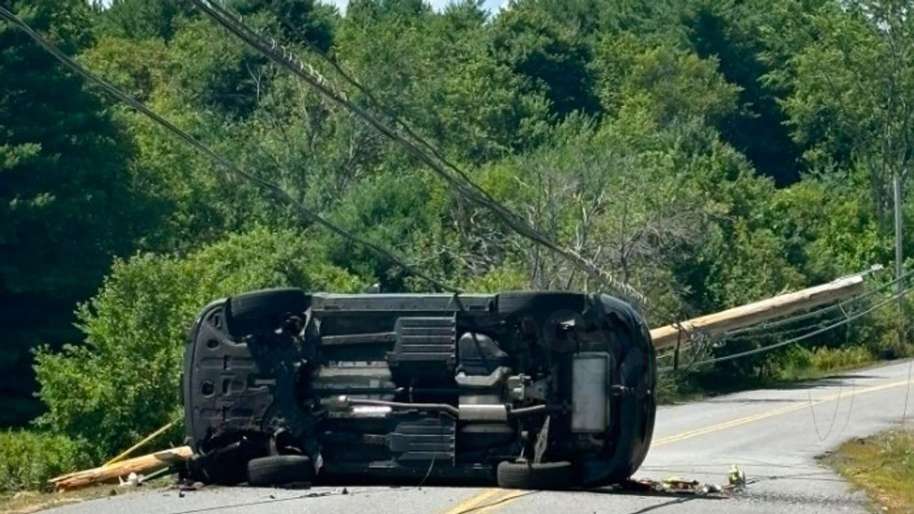 Injuries reported after car rolls onto its side in Durham