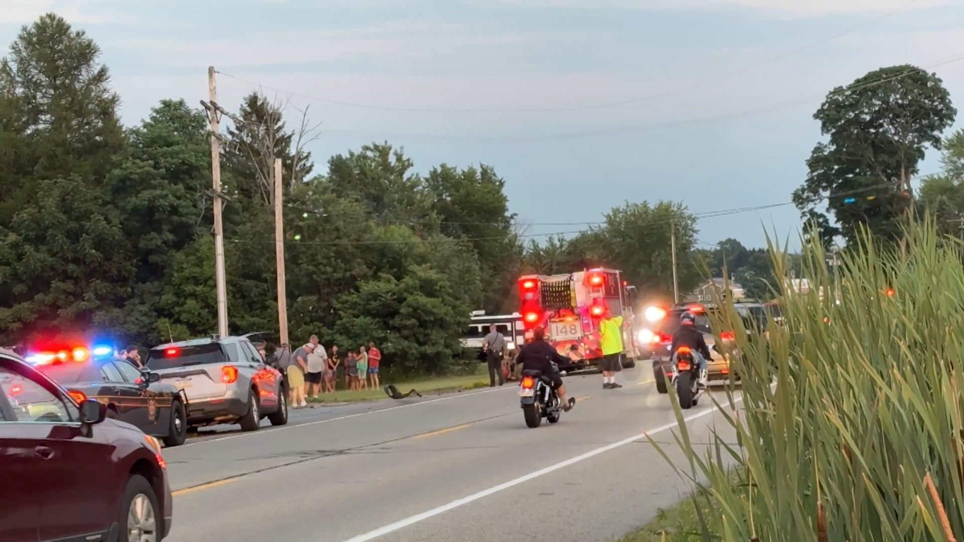 Crash near Waterford campground temporarily shuts down road