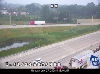 TRAFFIC ALERT: I-41/94 North at Ramp from Drexel Ave, lanes are closed due to a crash