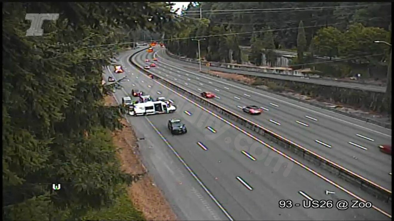 Police: Sunset Highway closed eastbound after a pedestrian is killed in a hit and run