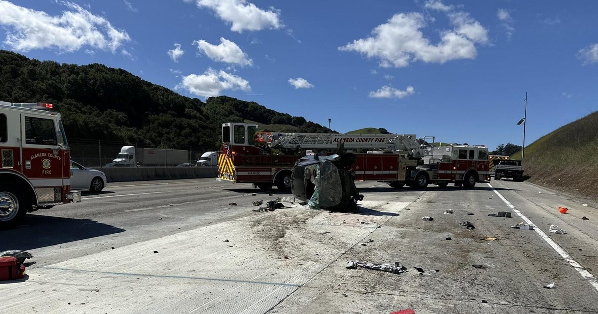 Serious crash causes traffic delays on westbound Interstate 580 in Dublin