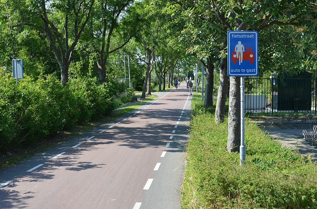 Cyclist street